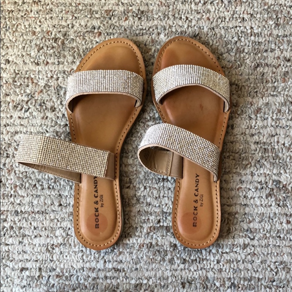sparkly sandals